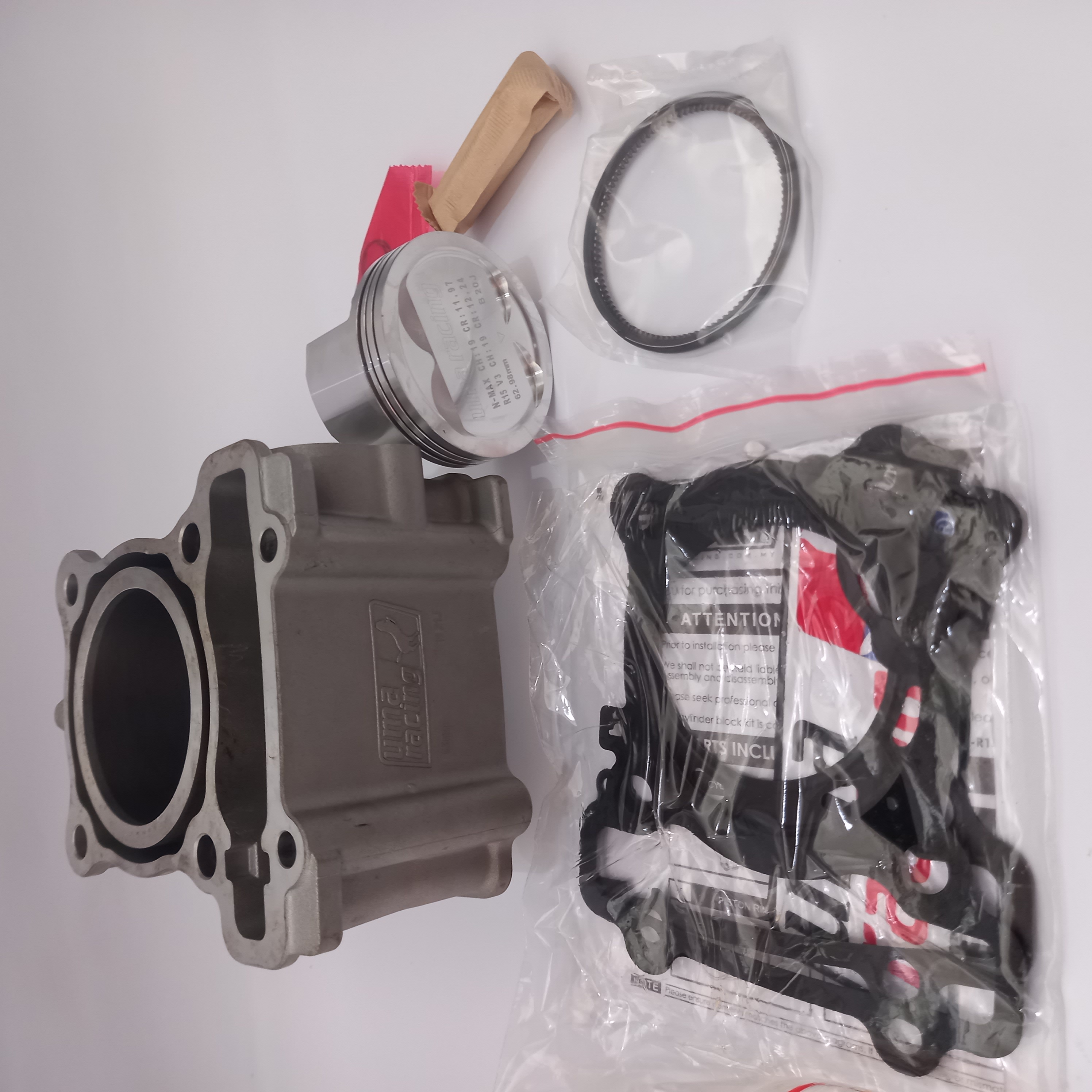 BLOCK KIT 63MM YAMAHA AEROX NMAX R15 FORGED PISTON UMA