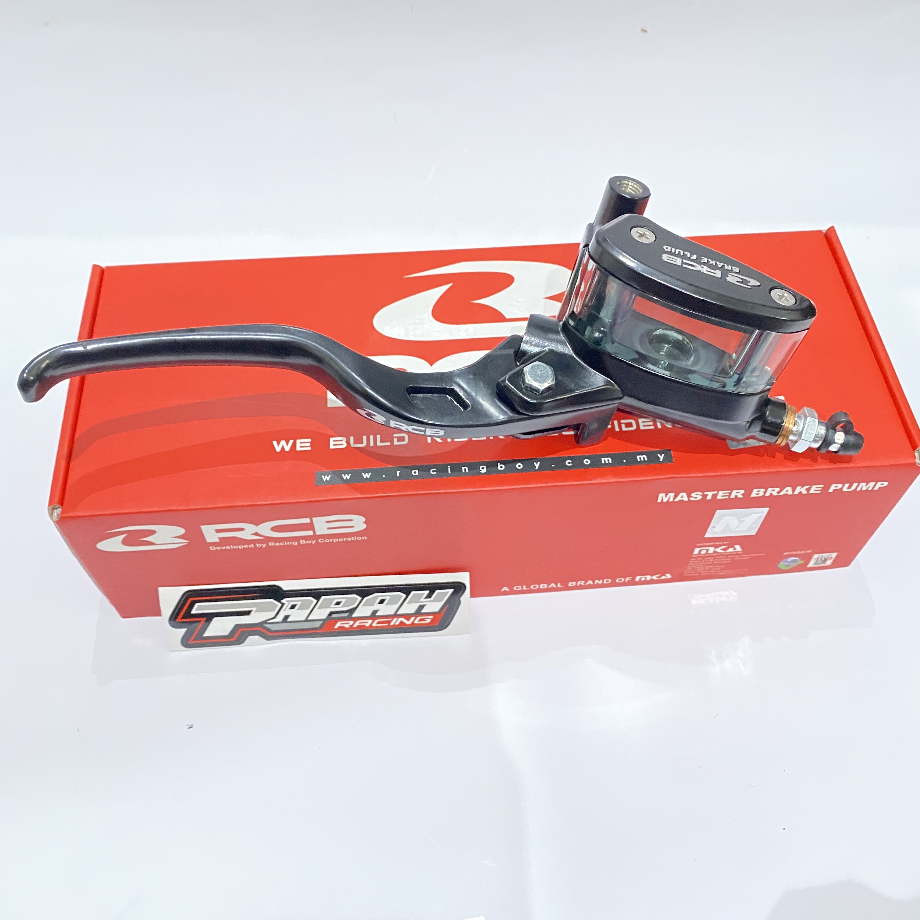 MASTER REM KANAN RCB 14MM E-2 HITAM (BLACK)