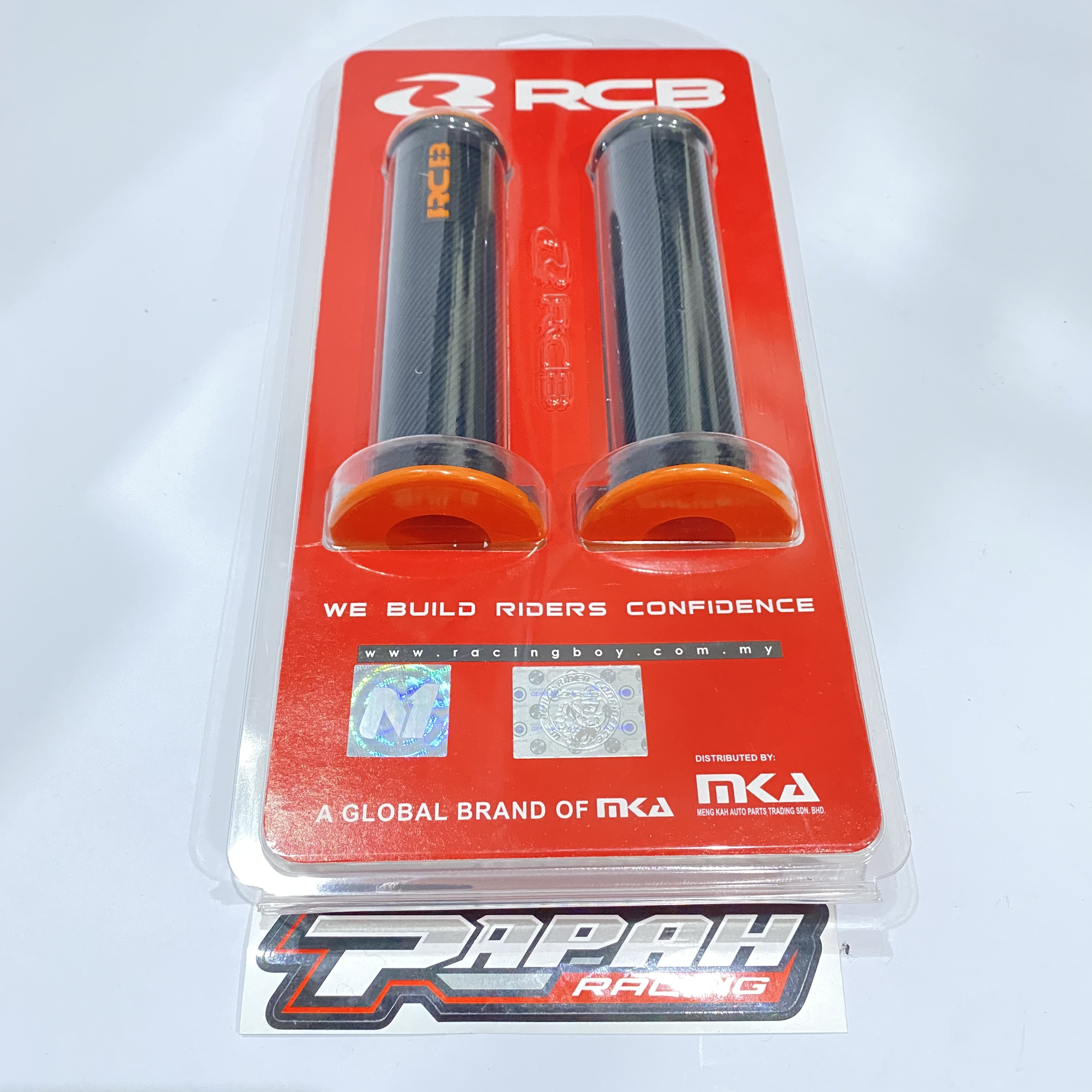 HANDGRIP GRIP RCB H66 RUBBER ORANGE
