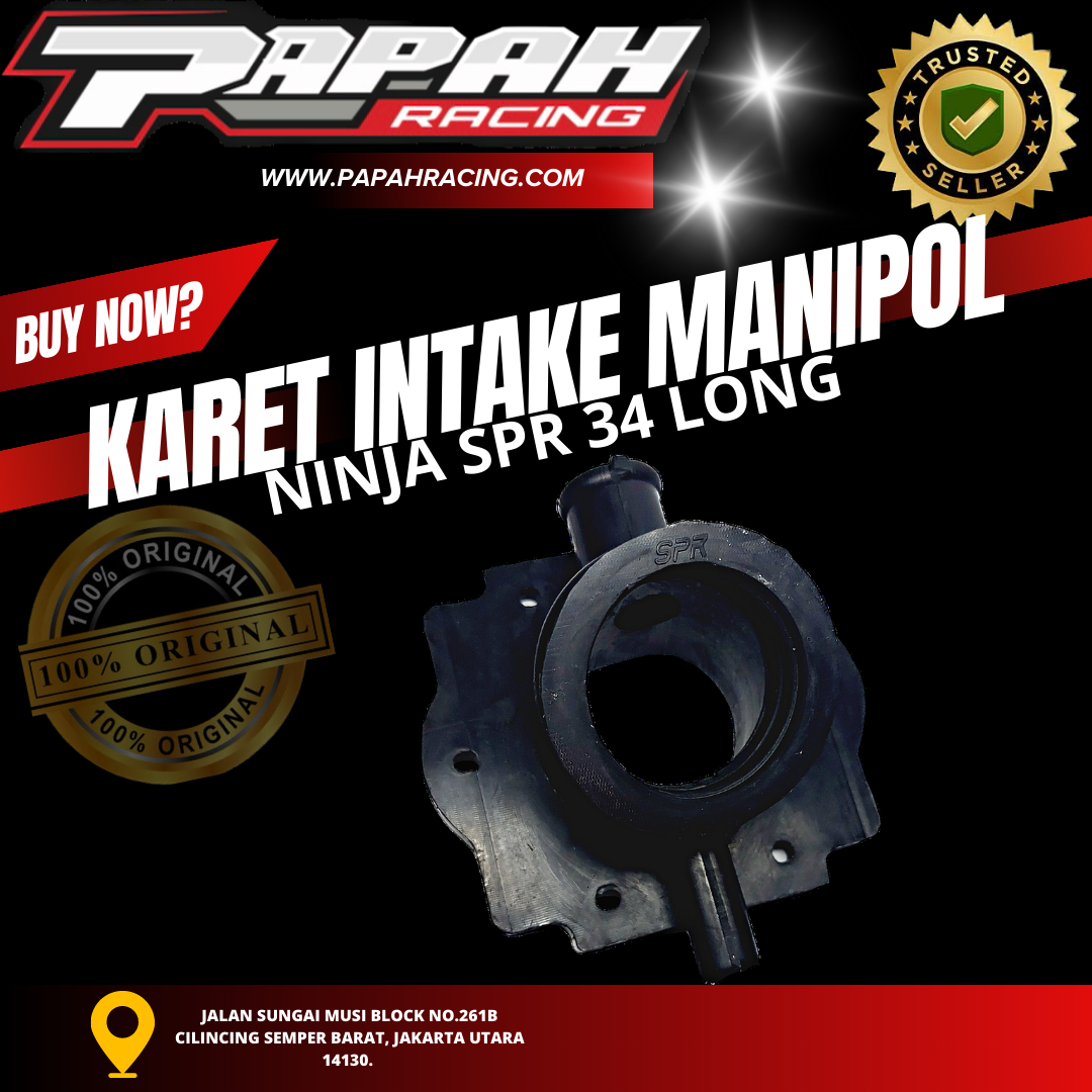 KARET INTAKE MANIPOL NINJA SPR 34 LONG