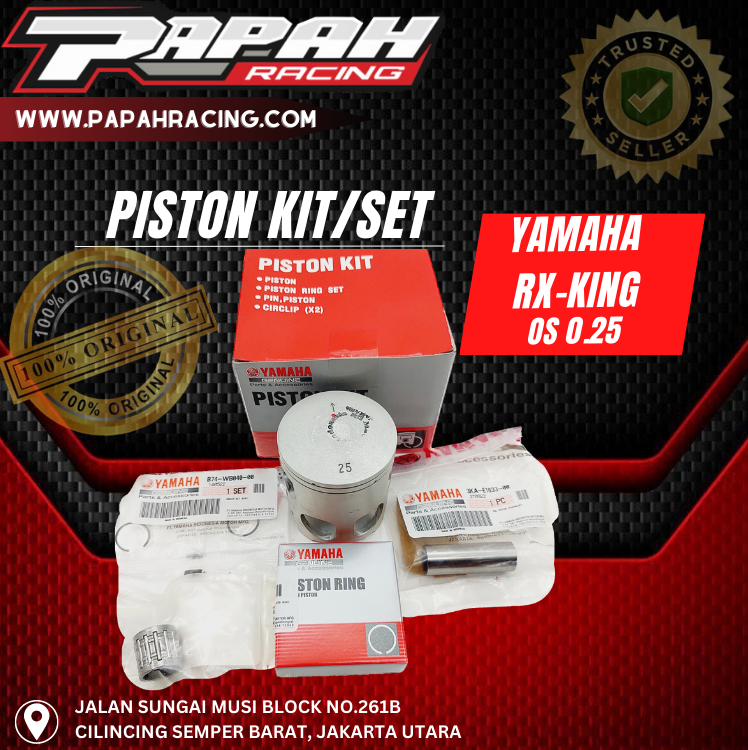 PISTON KIT YAMAHA RXKING 0.25