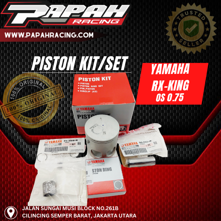 PISTON KIT YAMAHA RXKING 0.75