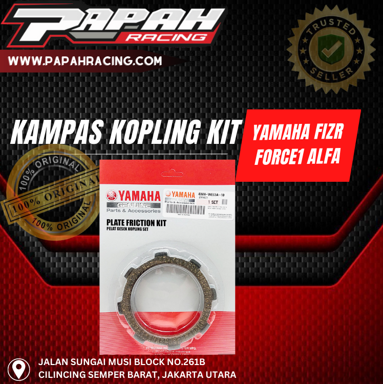 KAMPAS KOPLING KIT/SET YAMAHA FIZR FORCE1 ALFA