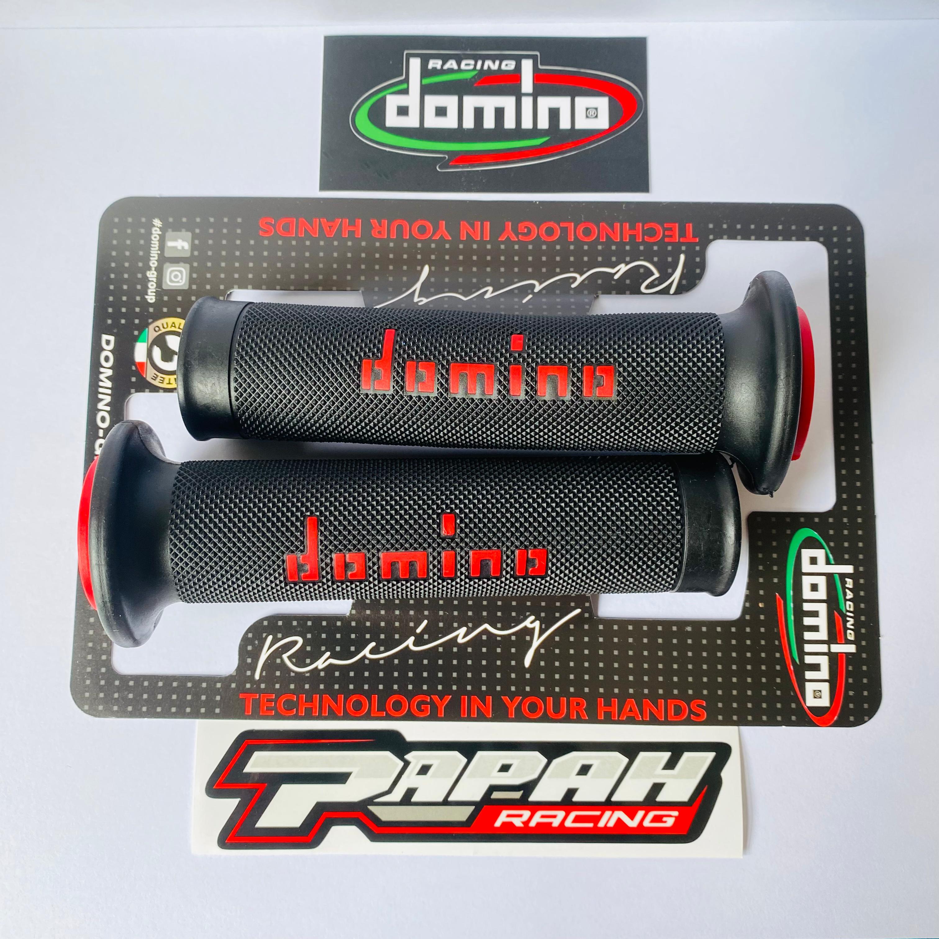HANDGRIP GRIP DOMINO RACING BLACK RED