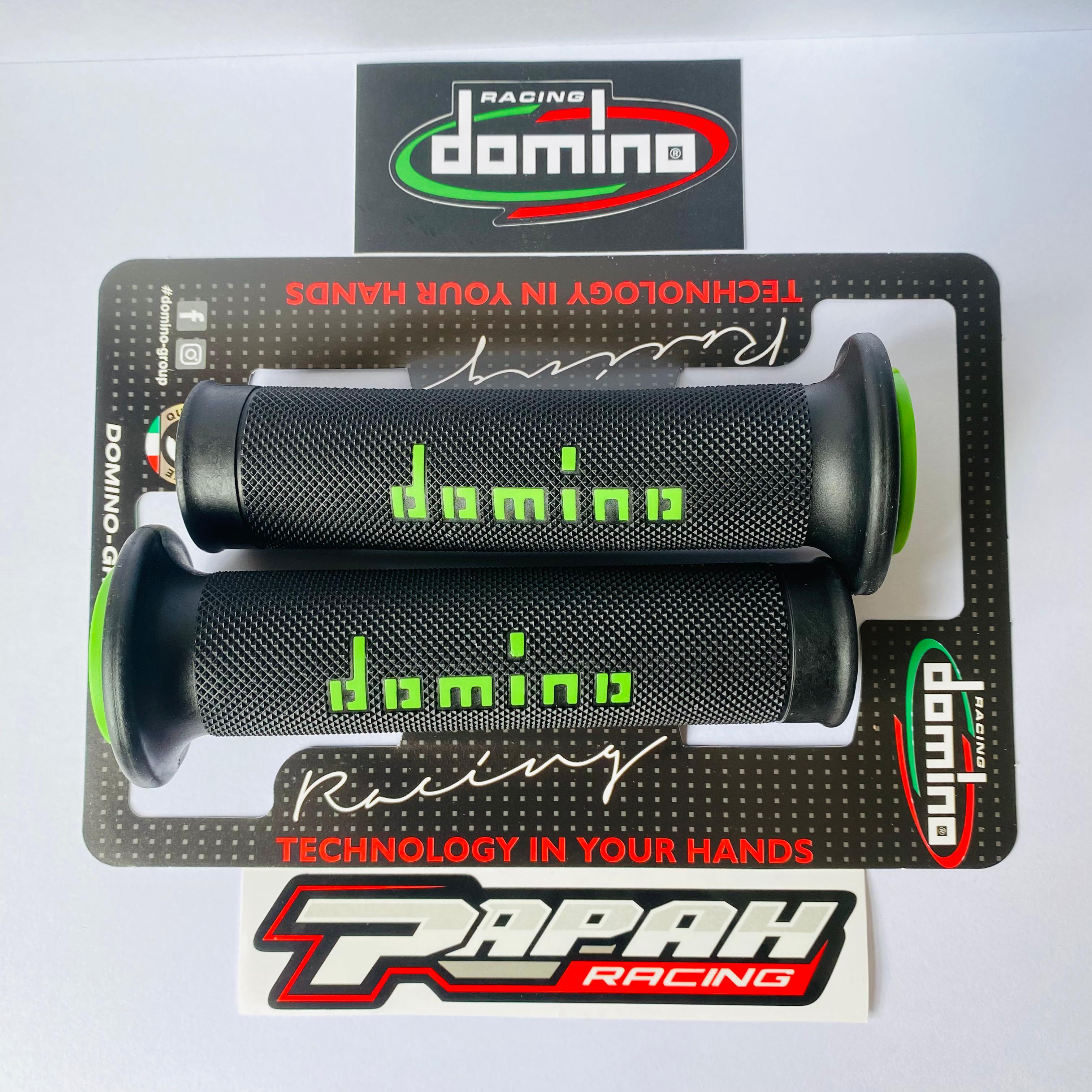 HANDGRIP GRIP DOMINO RACING BLACK GREEN
