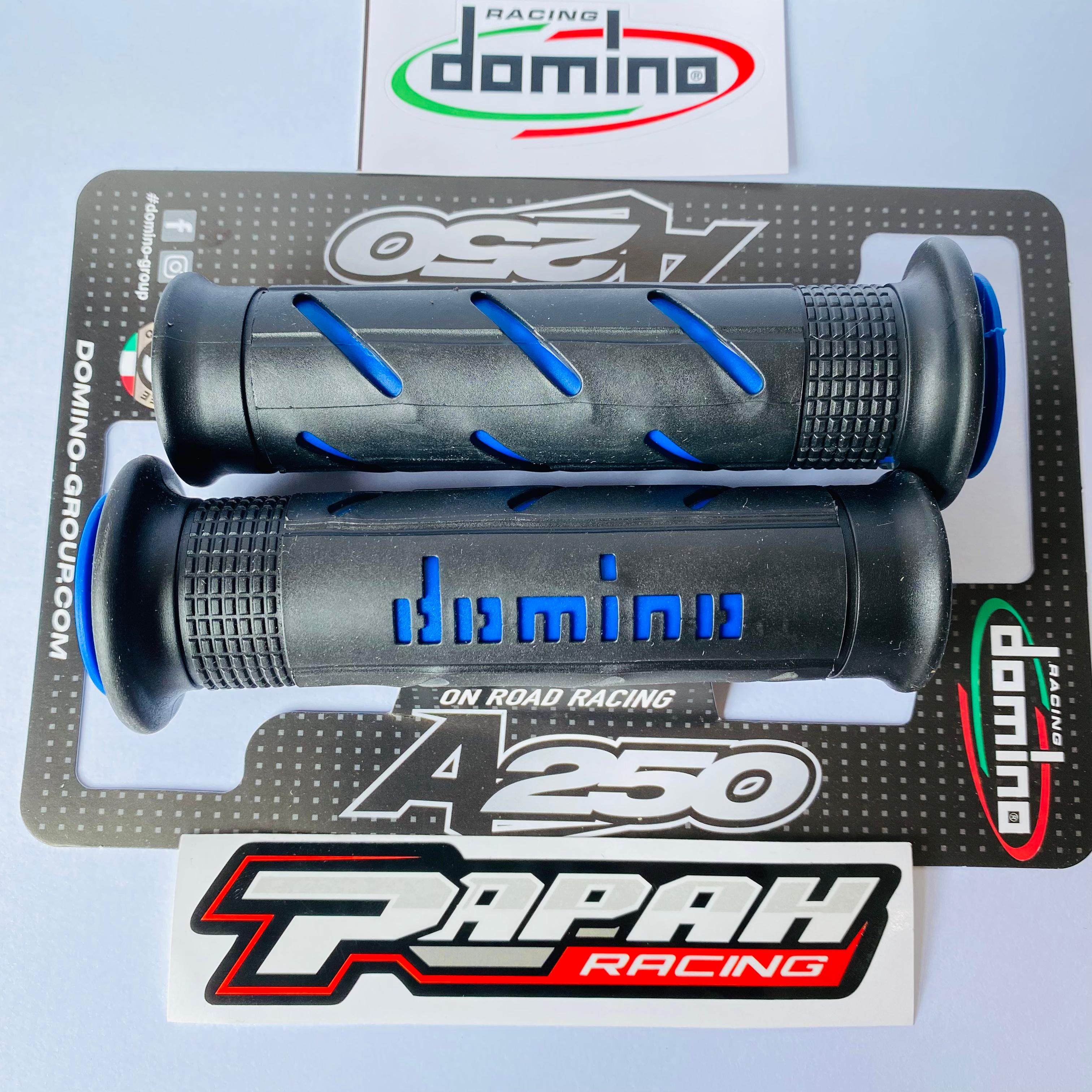 HANDGRIP GRIP DOMINO SUPER SOFT GRIPS BLACK BLUE