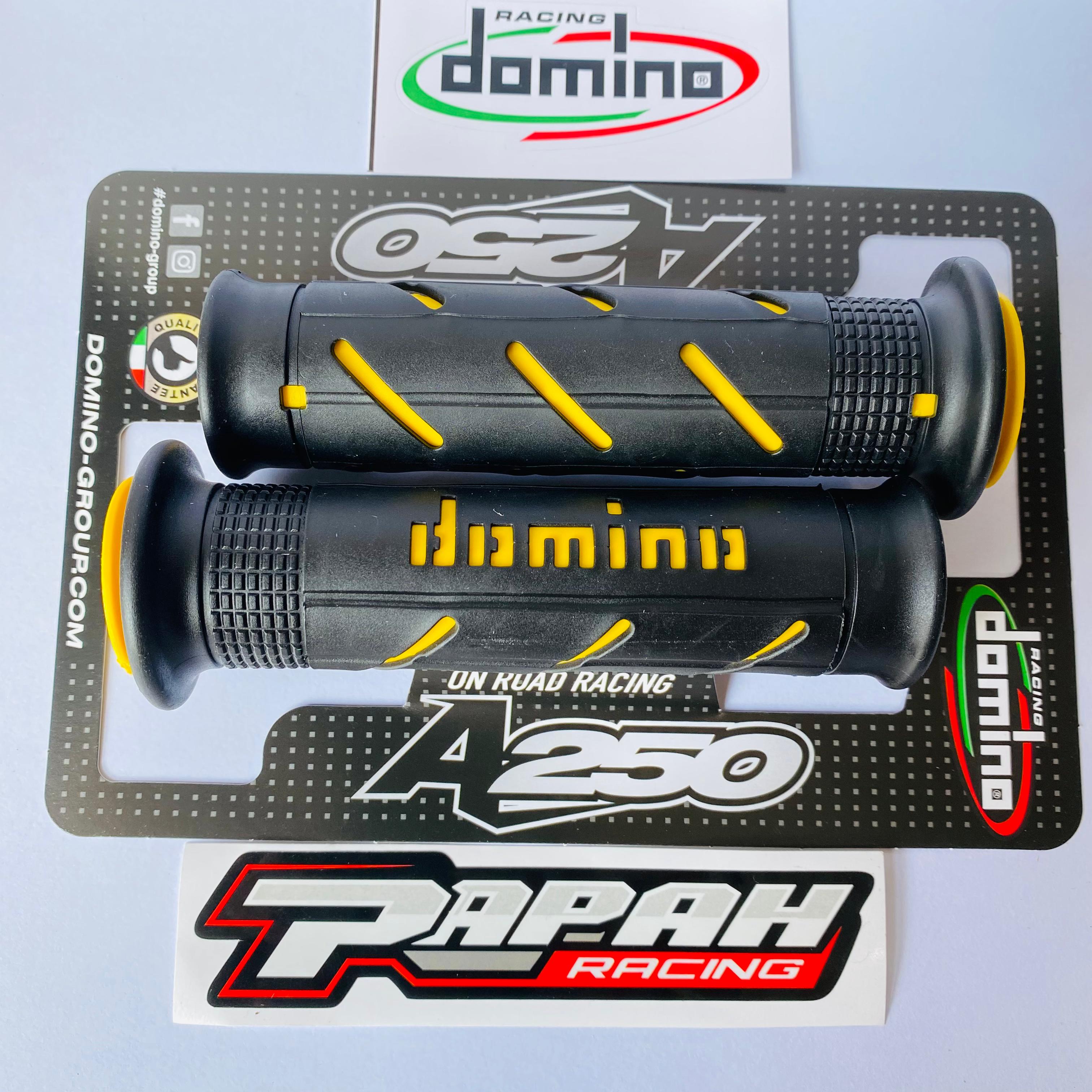 HANDGRIP GRIP DOMINO SUPER SOFT GRIPS BLACK YELLOW