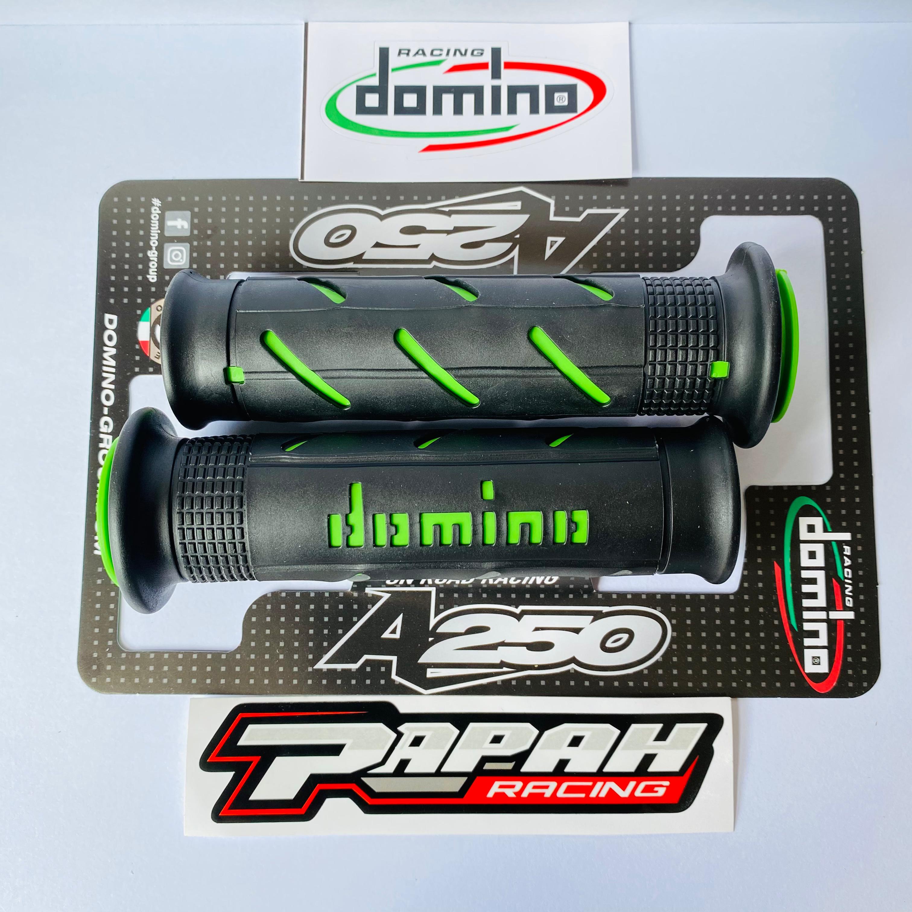 HANDGRIP GRIP DOMINO SUPER SOFT GRIPS BLACK GREEN