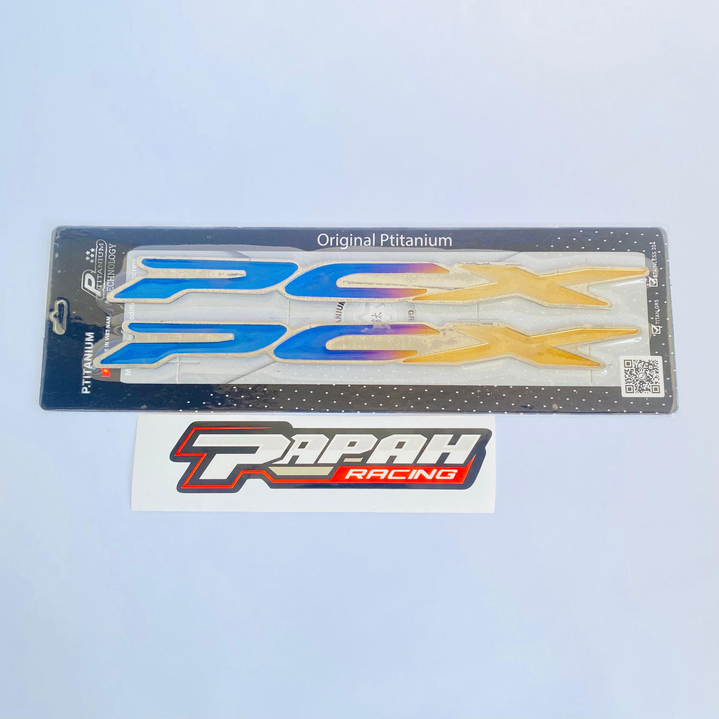 EMBLEM HONDA PCX GR5 PTITANIUM