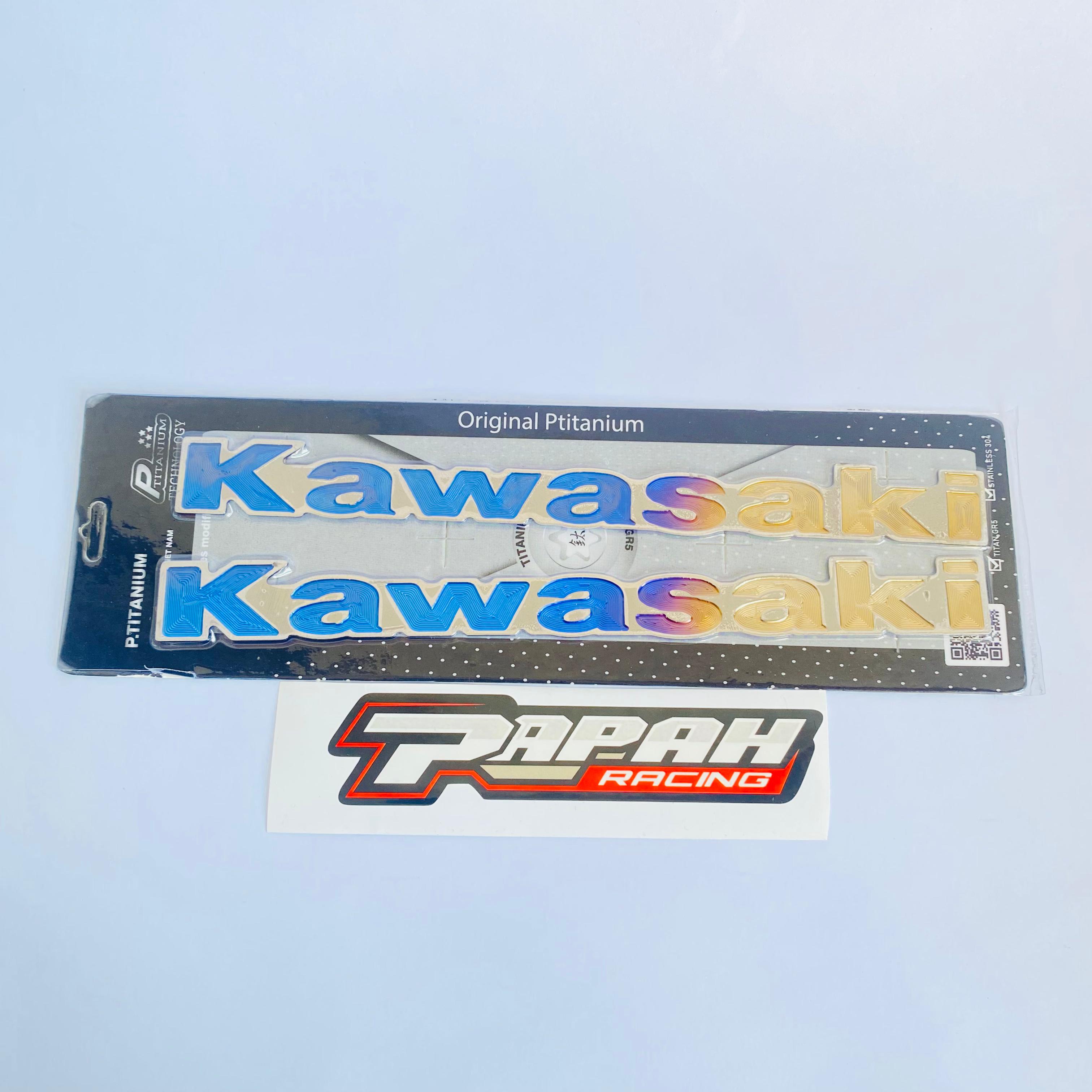 EMBLEM KAWASAKI GR5 PTITANIUM