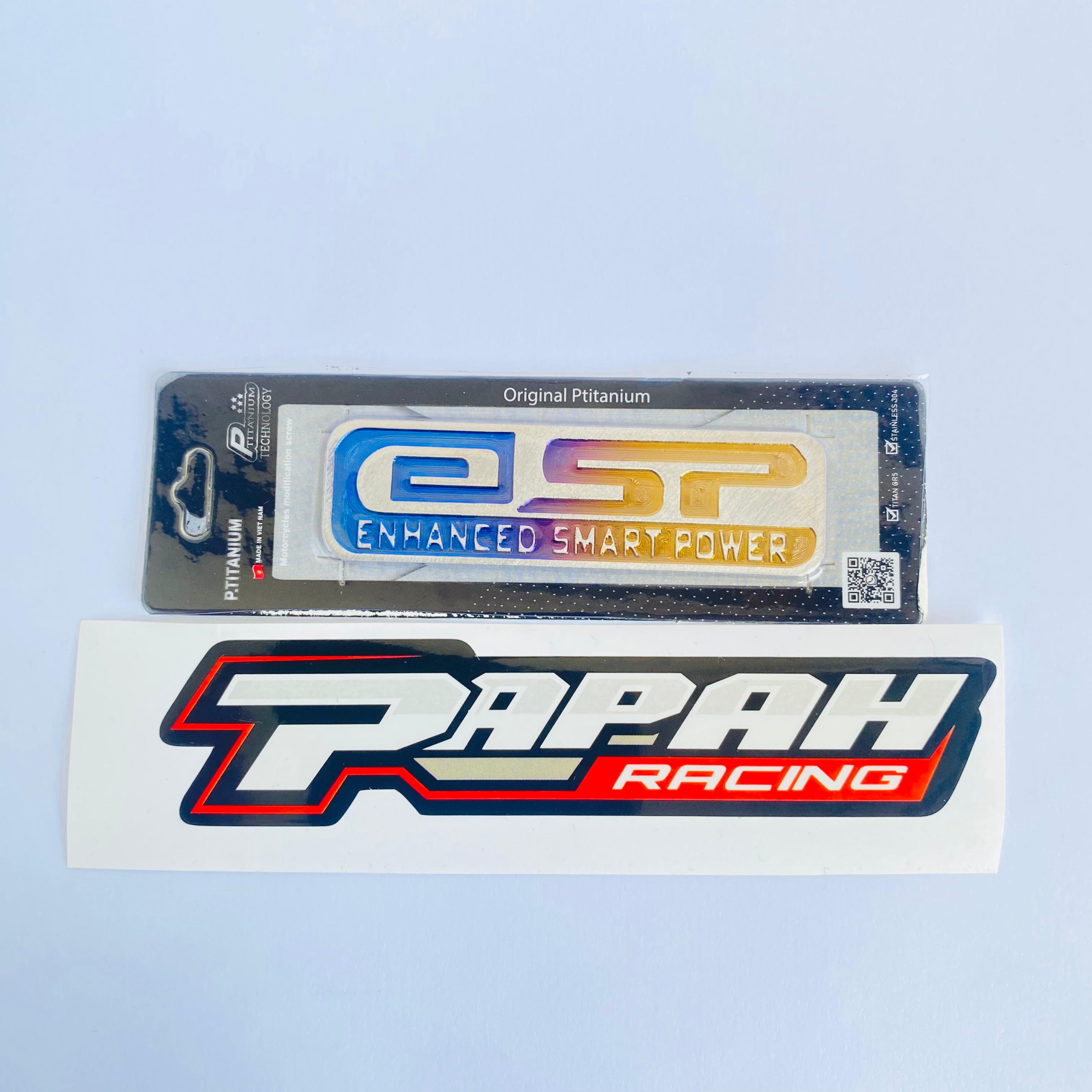 EMBLEM ESP TITANIUM GR5 PTITANIUN