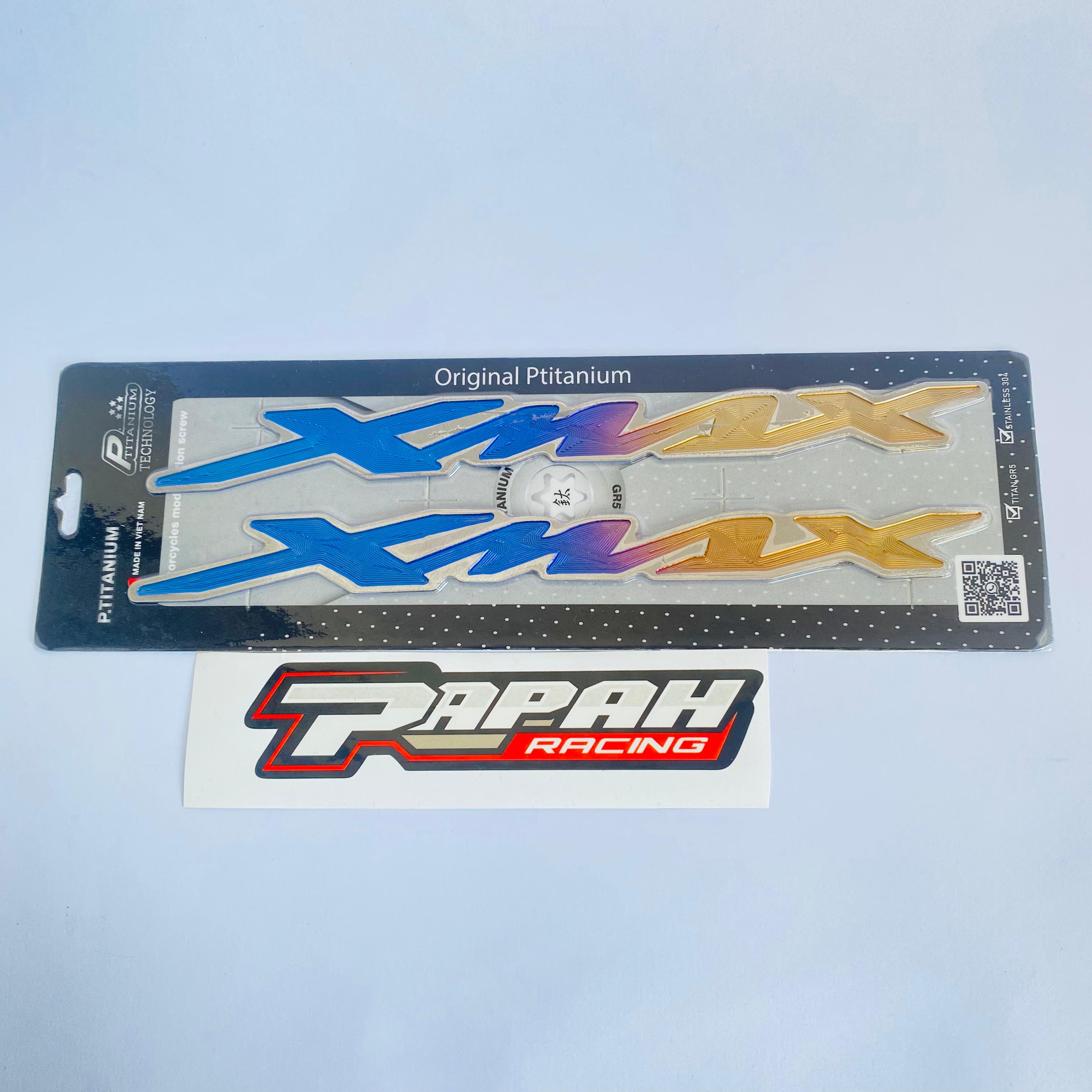 EMBLEM XMAX TITANIUM GR5 PTITANIUM