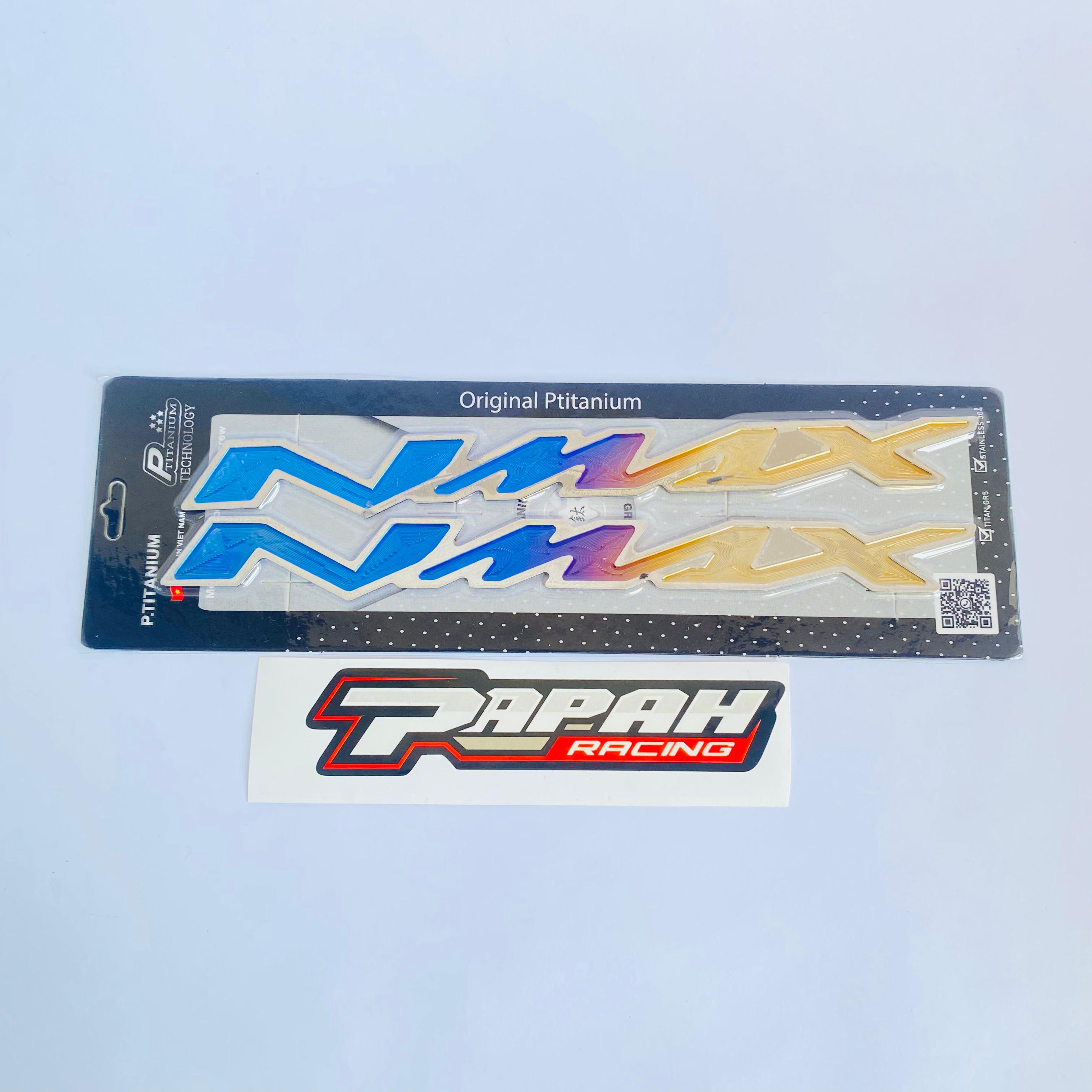EMBLEM NMAX TITANIUM GR5 PTITANIUM