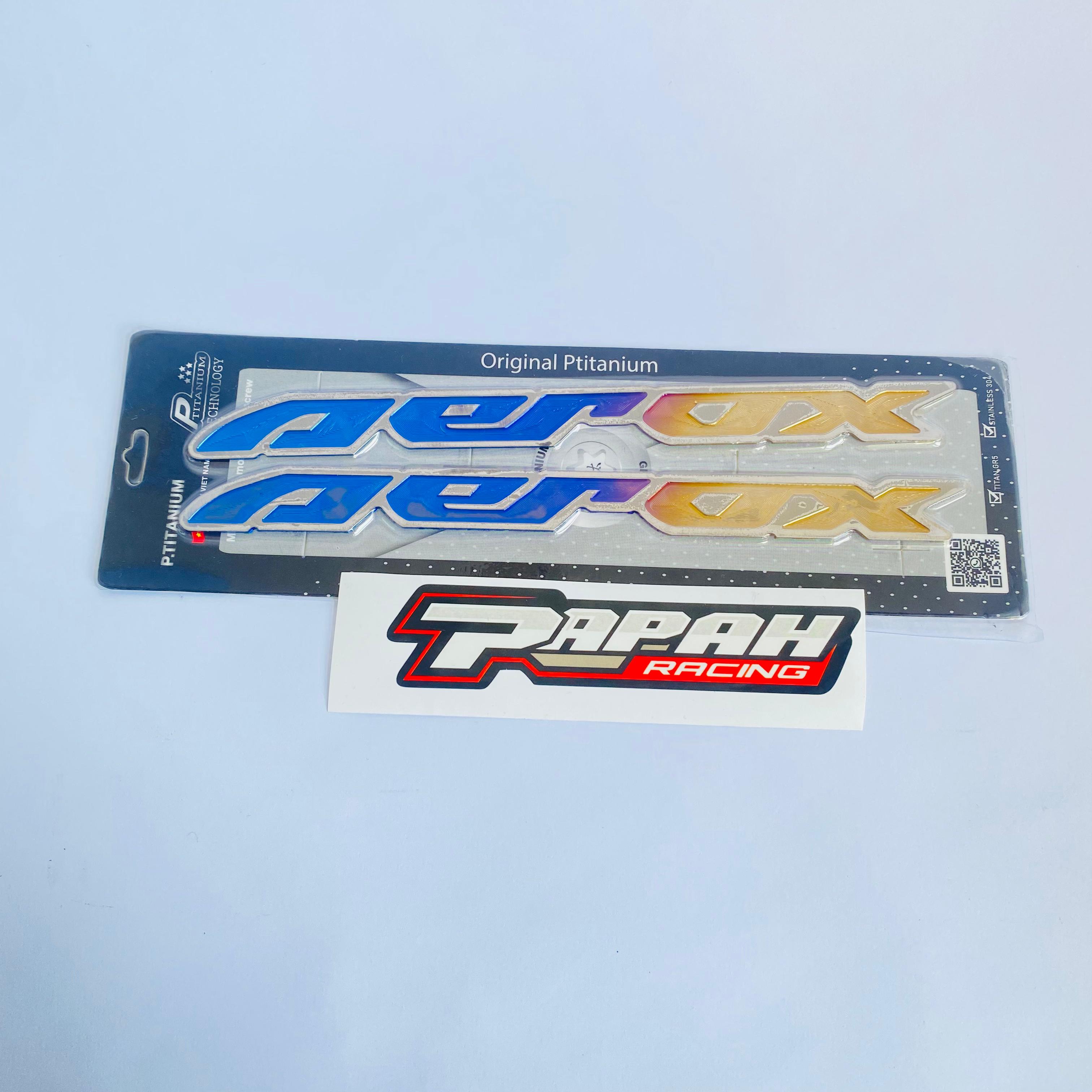 EMBLEM AEROX TITANIUM GR5 PTITANIUM