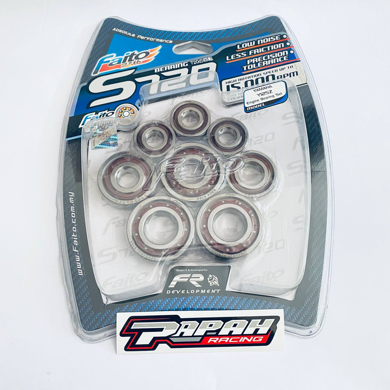 BEARING SET FAITO YAMAHA 125ZY125Z S720 FAITO
